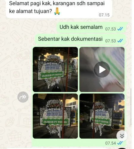 Pengiriman Papan Bunga Selamat Uki Cawang
