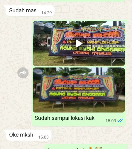 Pengiriman Papan Bunga Uki Cawang