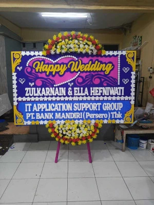 Papan Bunga di Uki Cawang